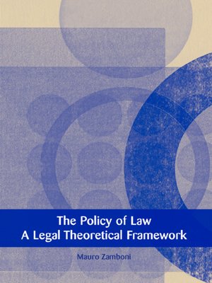 cover image of The Policy of Law